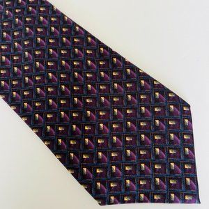 JZ RICHARDS Boulder Hand Made Silk Tie NWOT